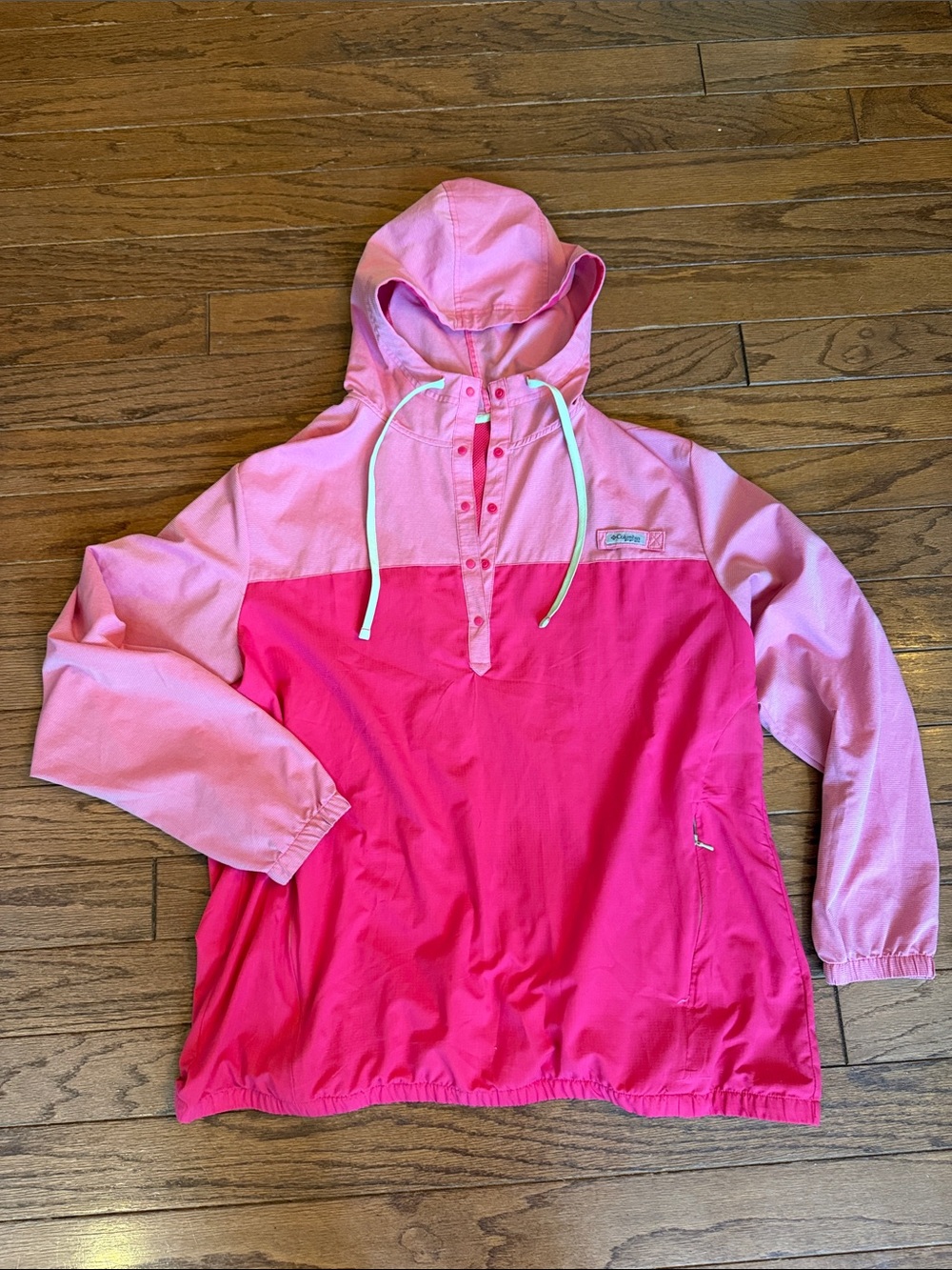 Women’s Columbia PFG Two-Tone Pink Hooded Tamiami Pullover